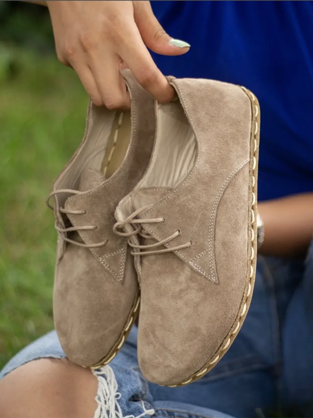 NWT Nefes Handmade Barefoot Leather Shoes Size 10